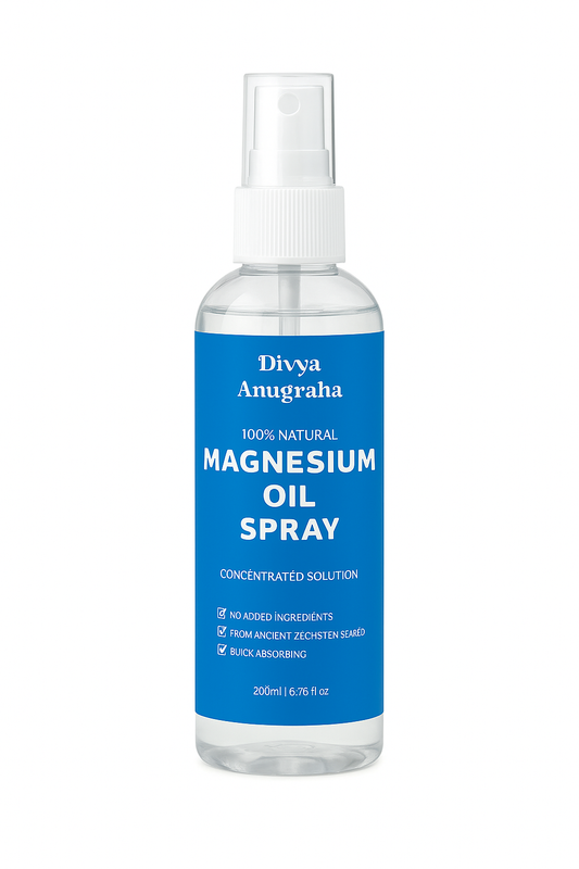 Magnesium Oil Spray - 200ml | Topical Spray Magnesium Oil For Feet, Muscle Relaxation, Deep Sleep Support, Recovery From Cramps (200 ml)