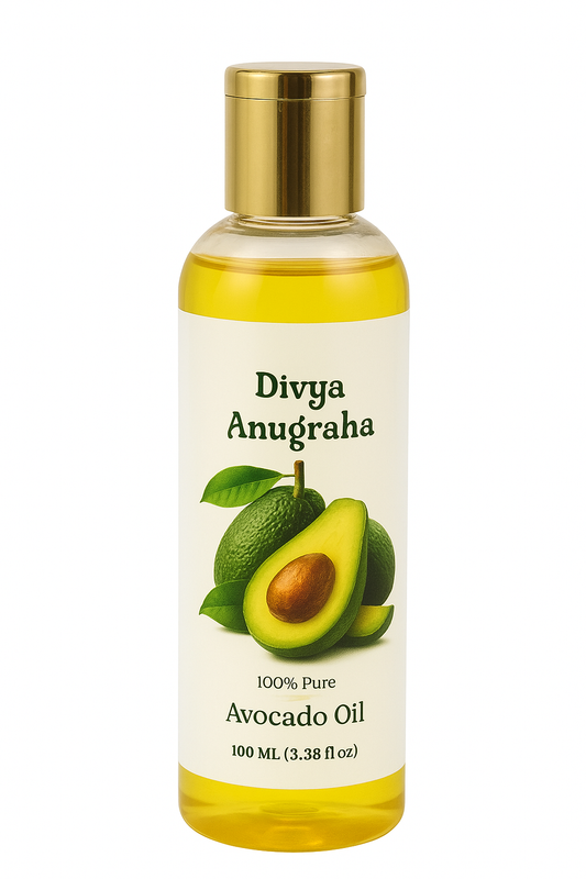 Avocado oil For Hair, Cold Pressed Natural Oil Pure Hair oil, Softness & Shine (100 ml, Avocado)